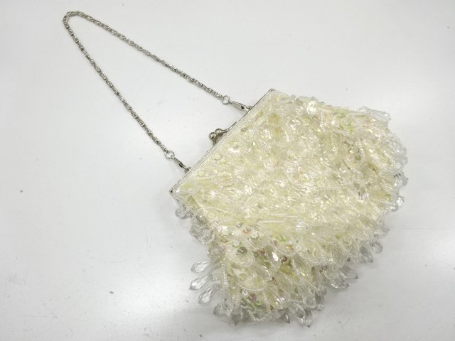 ビーズ　ハンドバッグ